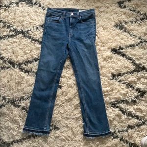 Rag & Bone cropped flare jeans